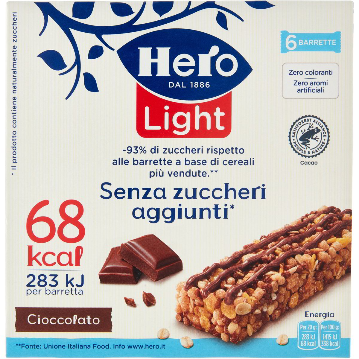 Barrette cereali x6