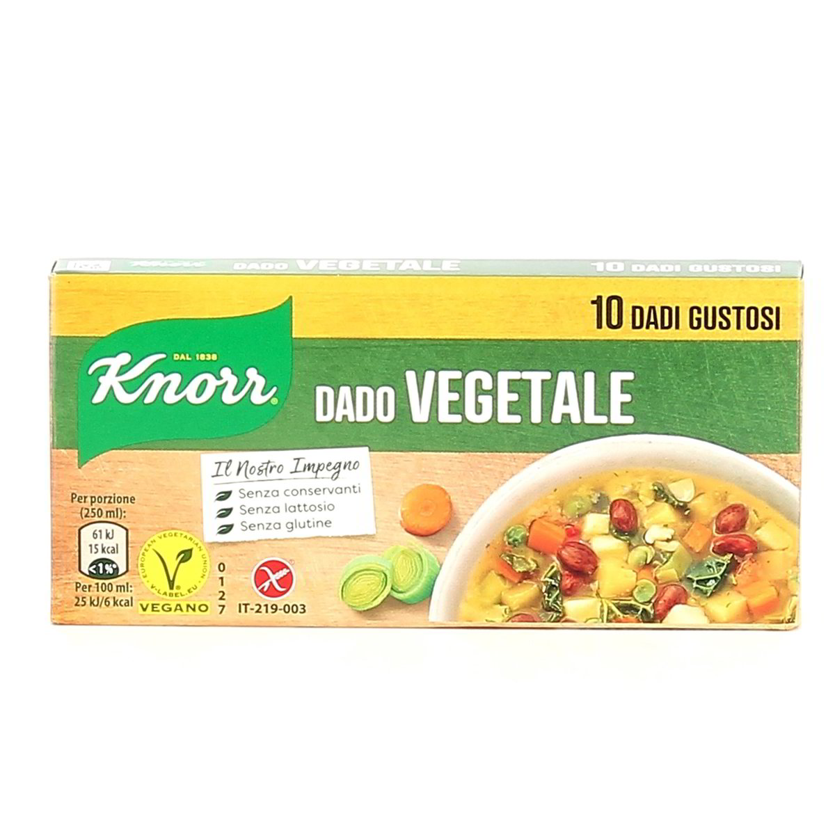 Brodo vegetale dadi x10