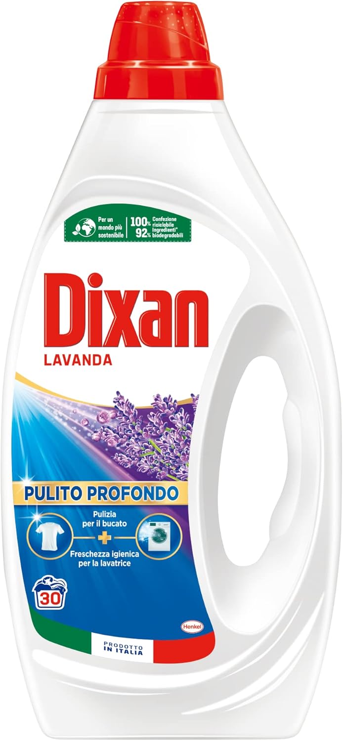 Detersivo lavatrice liquido 30 lavaggi
