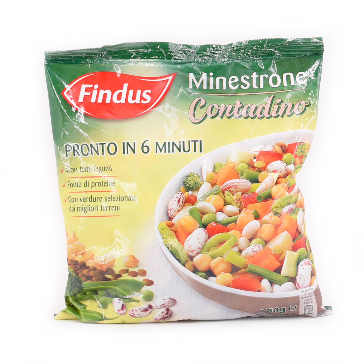 Minestrone surgelato 750g
