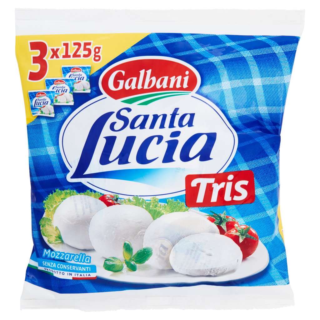 Mozzarella 3x125g